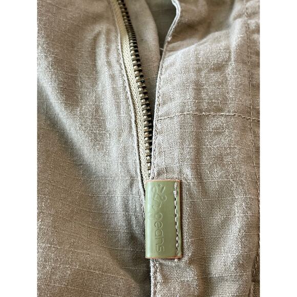 Lr Geans 100% Cotton men's khaki cargo shorts 42 - Picture 5 of 9